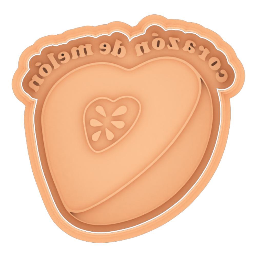 Corazón De Melón San Valentín 7 Cm