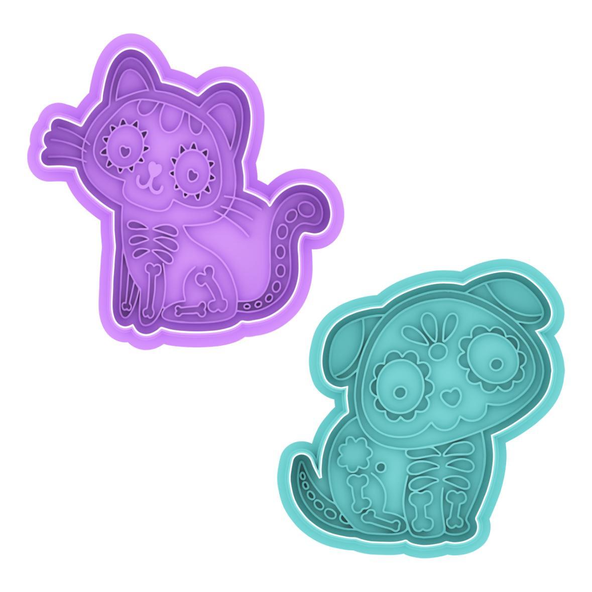 Día De Muertos Mascotas 7 Cm