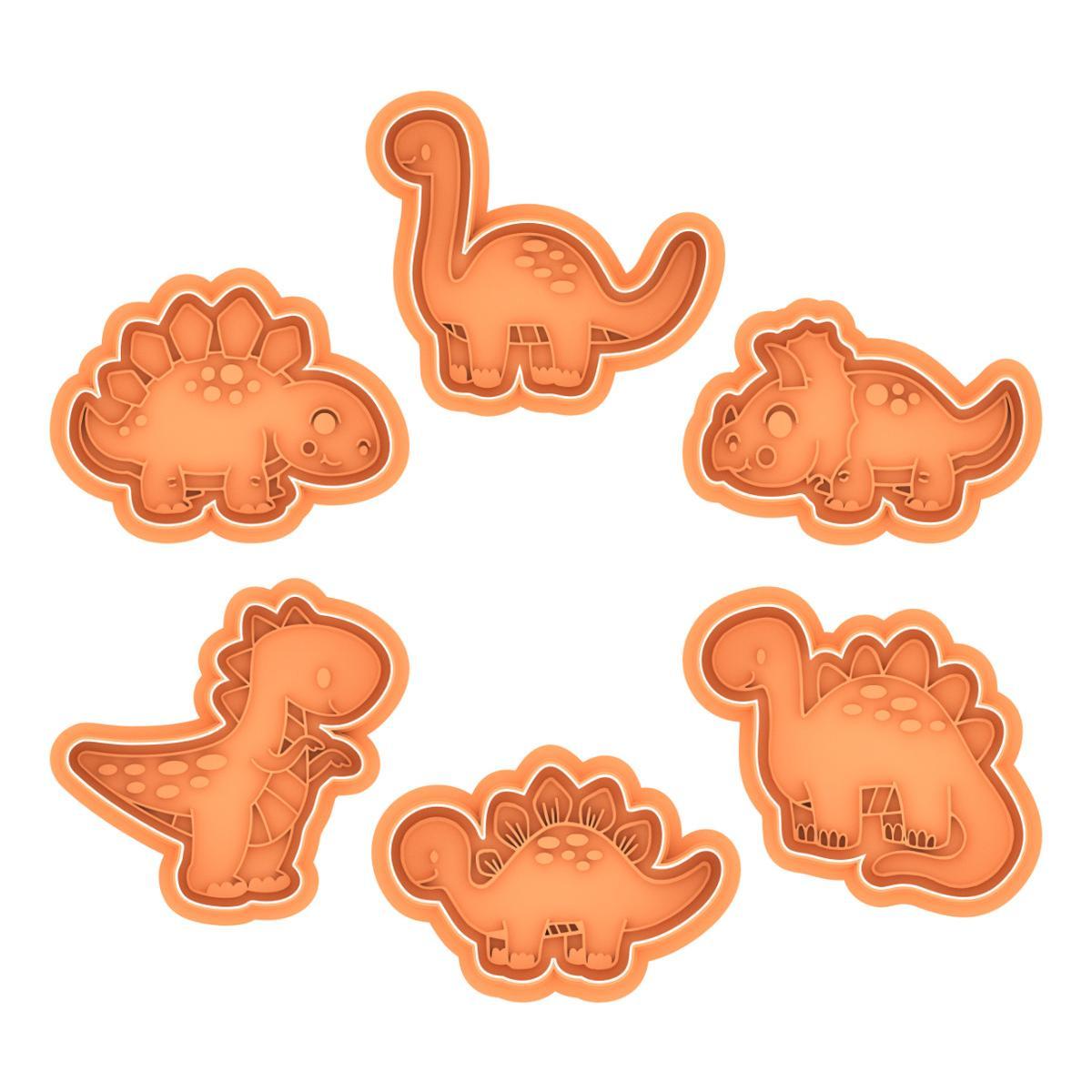 Dinosaurios Kit 1 6 Pzas 10 Cm