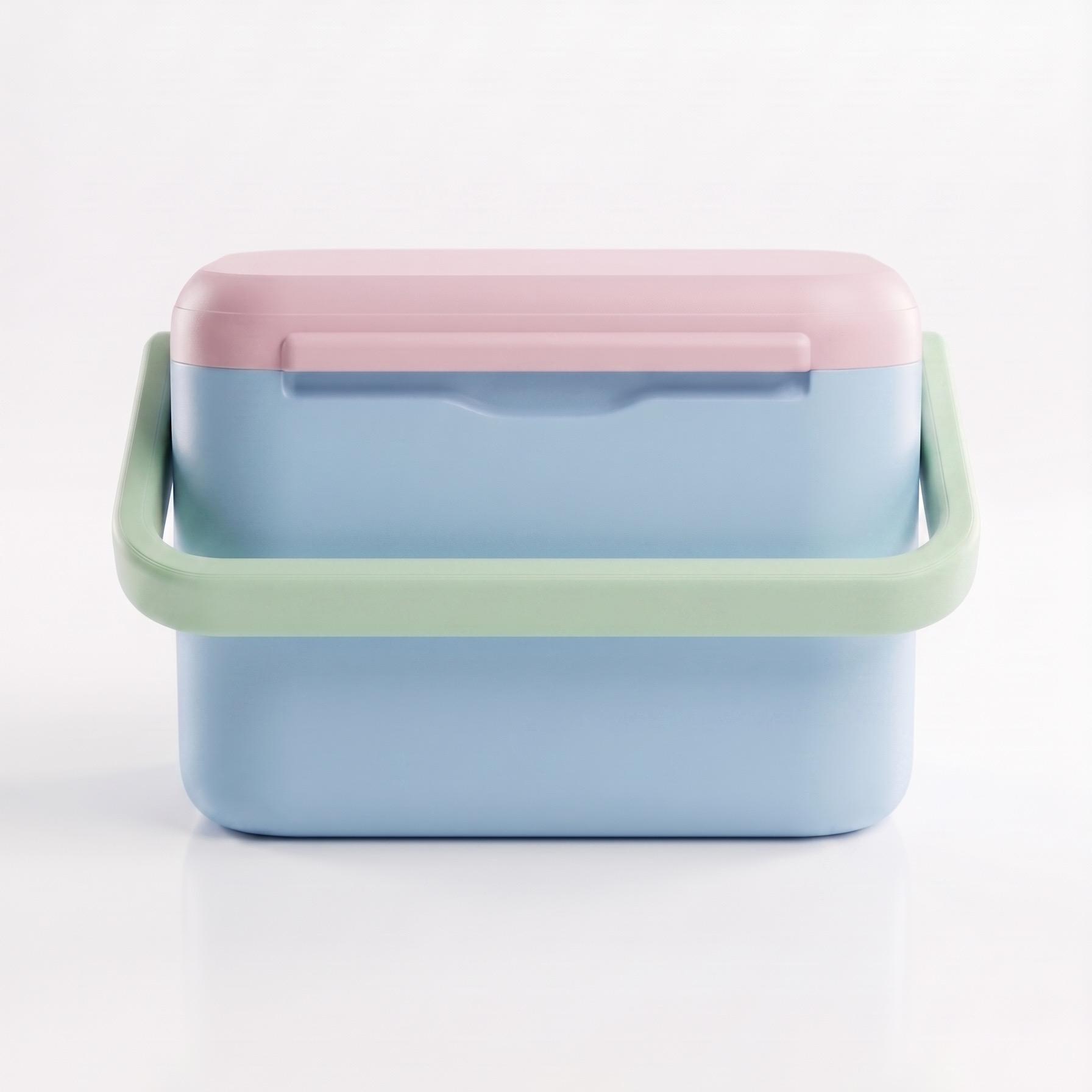 Hielera Multifuncional Portátil Six Pack Latas 355 ML | Hielera Cosmetiquera Lonchera — Azul