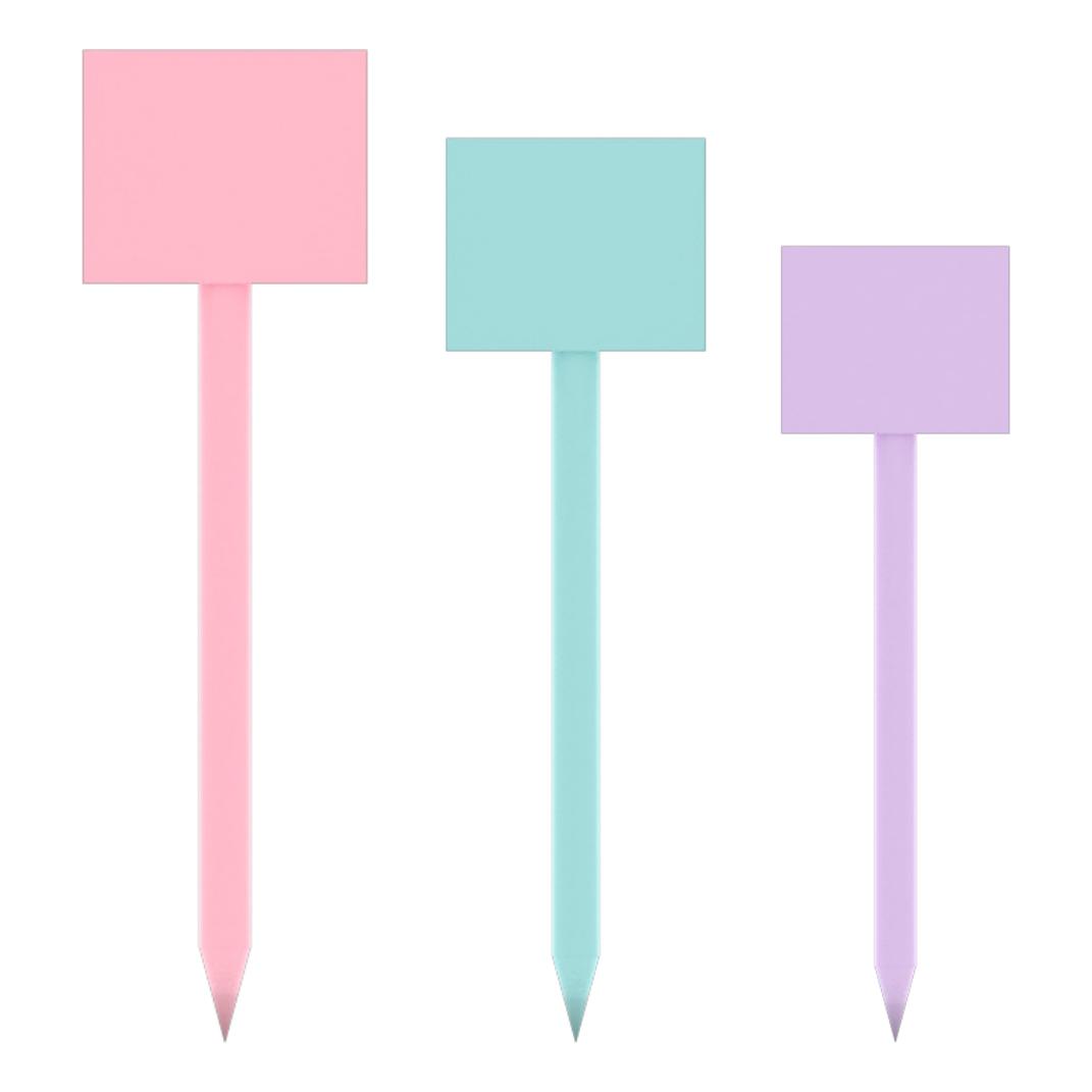 Kit 3 Pzas Palitas Para Sprinkles 13 Cm 15 Cm 17 Cm