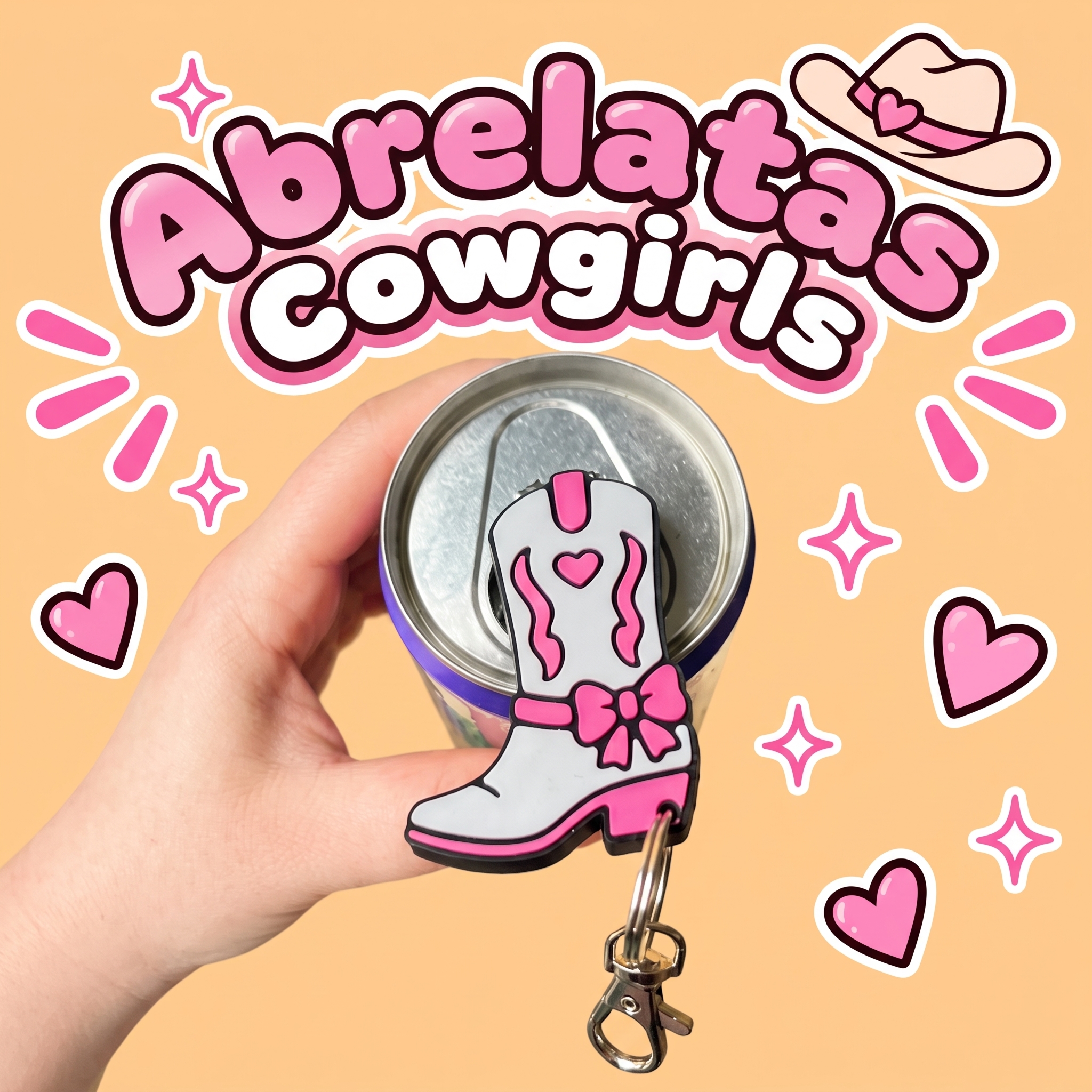 Llavero Abre Latas Cowgirls