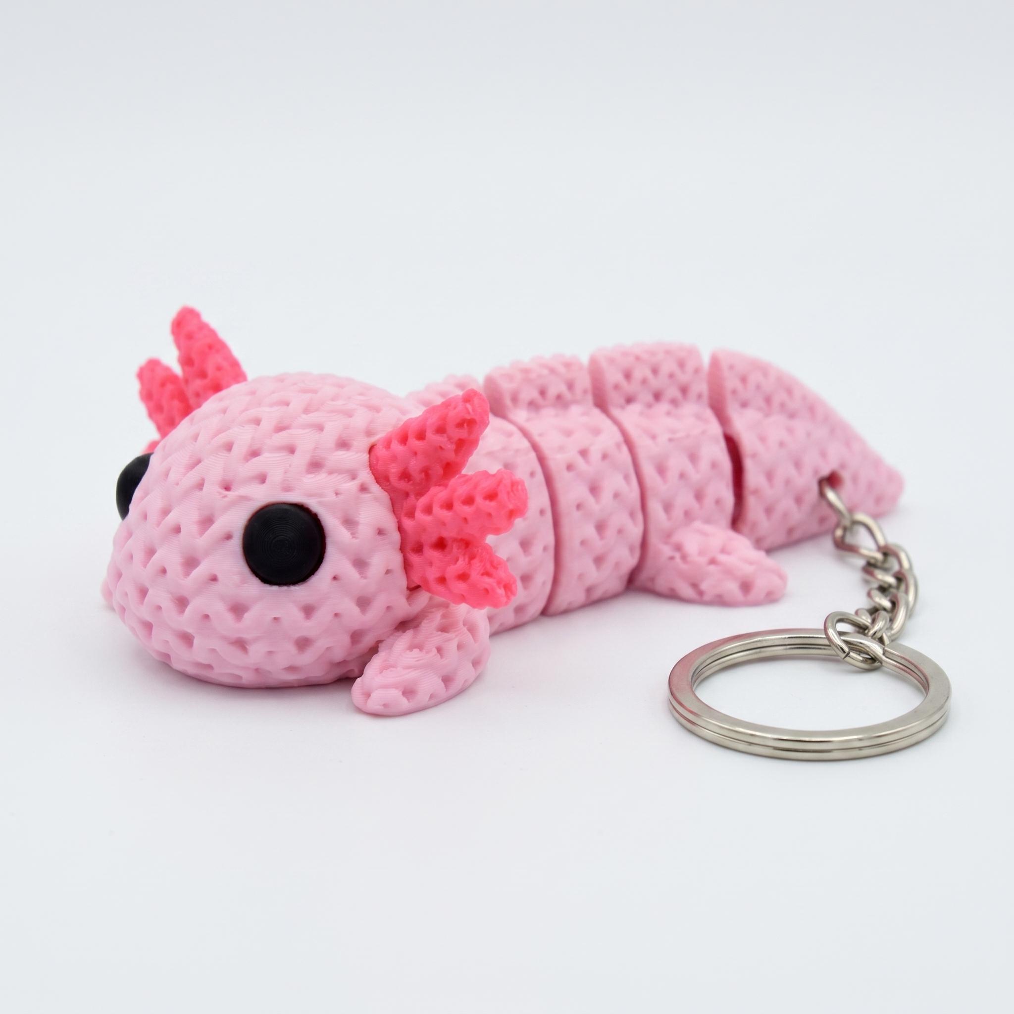 Llavero De Animalitos Articulados 3D Coleccionables — Ajolote