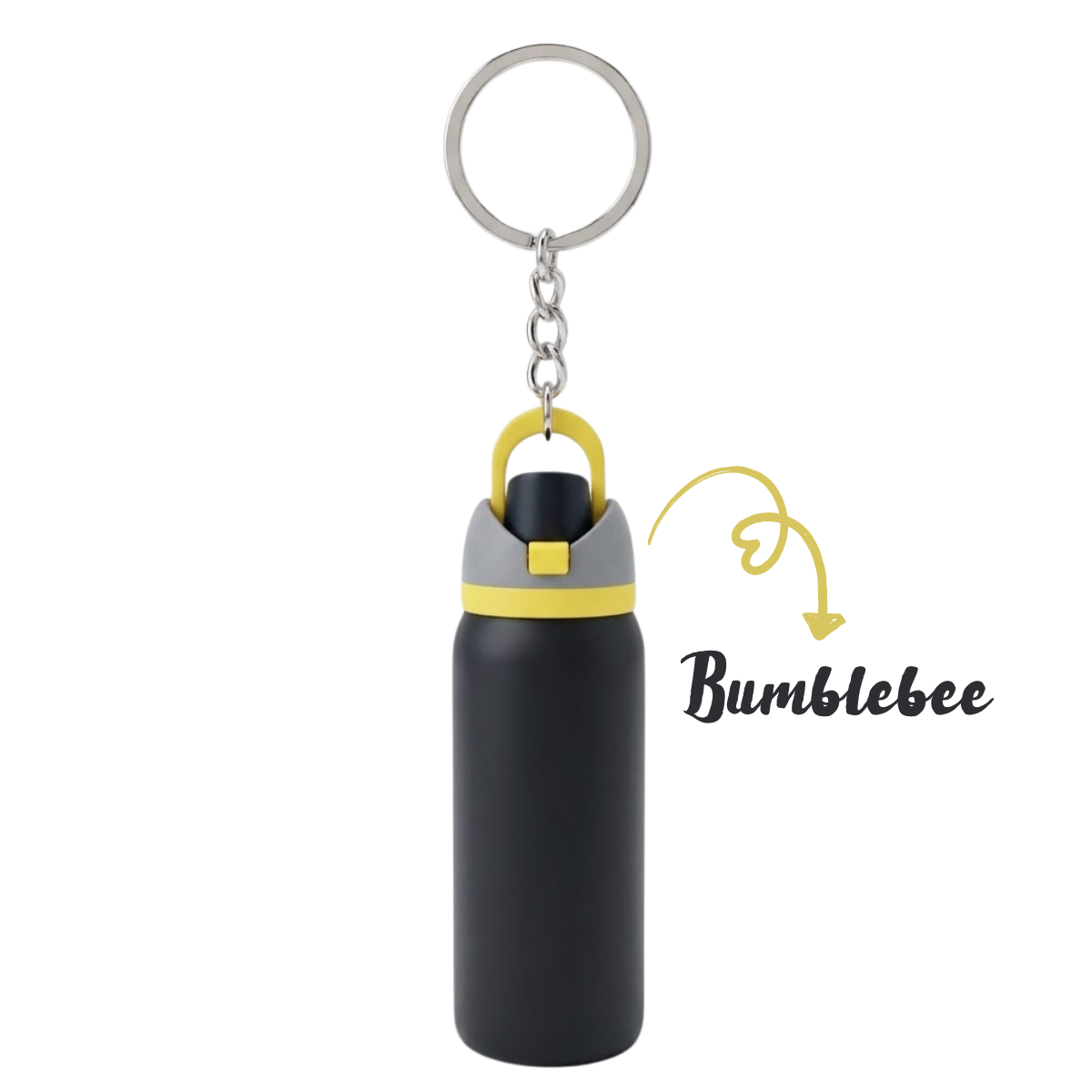 Llavero Mini Shot Porta Lipstick Owalitas — Bumblebee