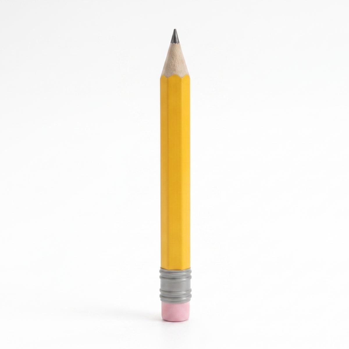 Porta Tintas Aesthetic en Forma de Lápiz Jumbo – Estuche Secreto para Guardar Repuestos de Lapicero — Lápiz Amarillo