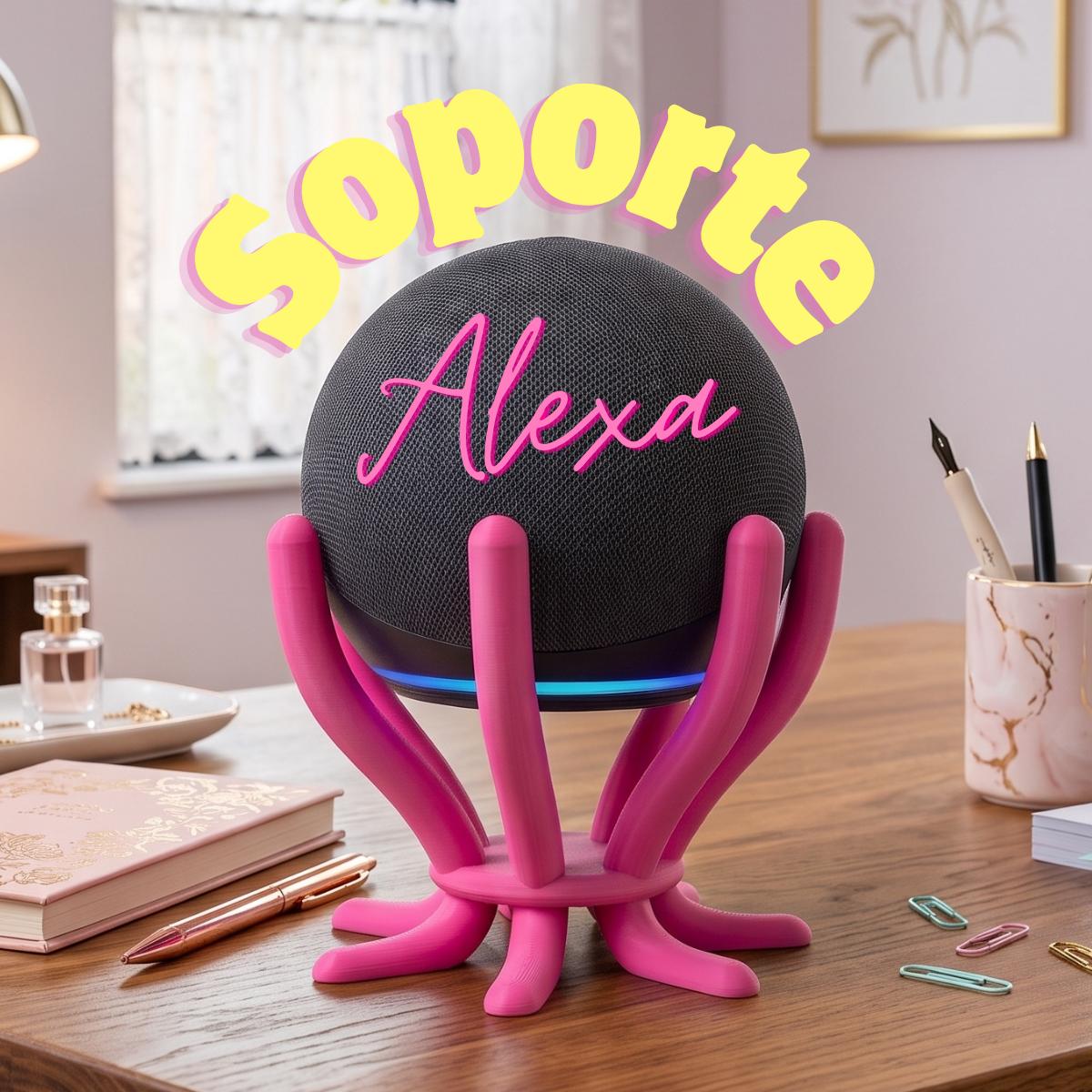 Soporte Elevador Antivibración Para Alexa Echo Dot Griffer